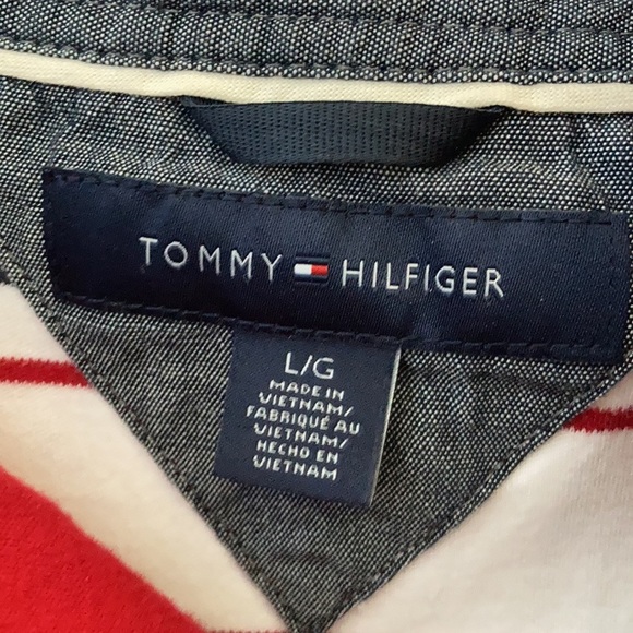 FINAL MARKDOWN TOMMY Hilfiger short sleeve polo shirt large - Picture 4 of 4
